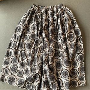 Vintage handmade midi skirt with pockets